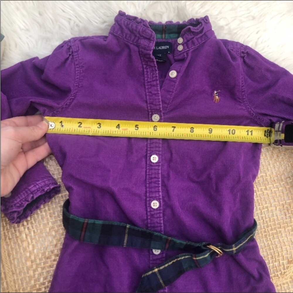 Ralph Lauren Purple Cord Shirtdress - Picture 8 of 11